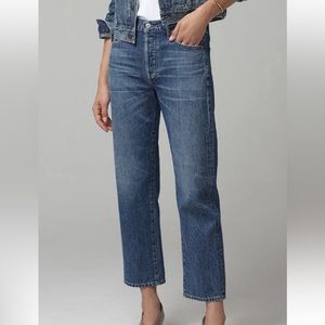 Citizens of Humanity Emery Crop- Blue Rose